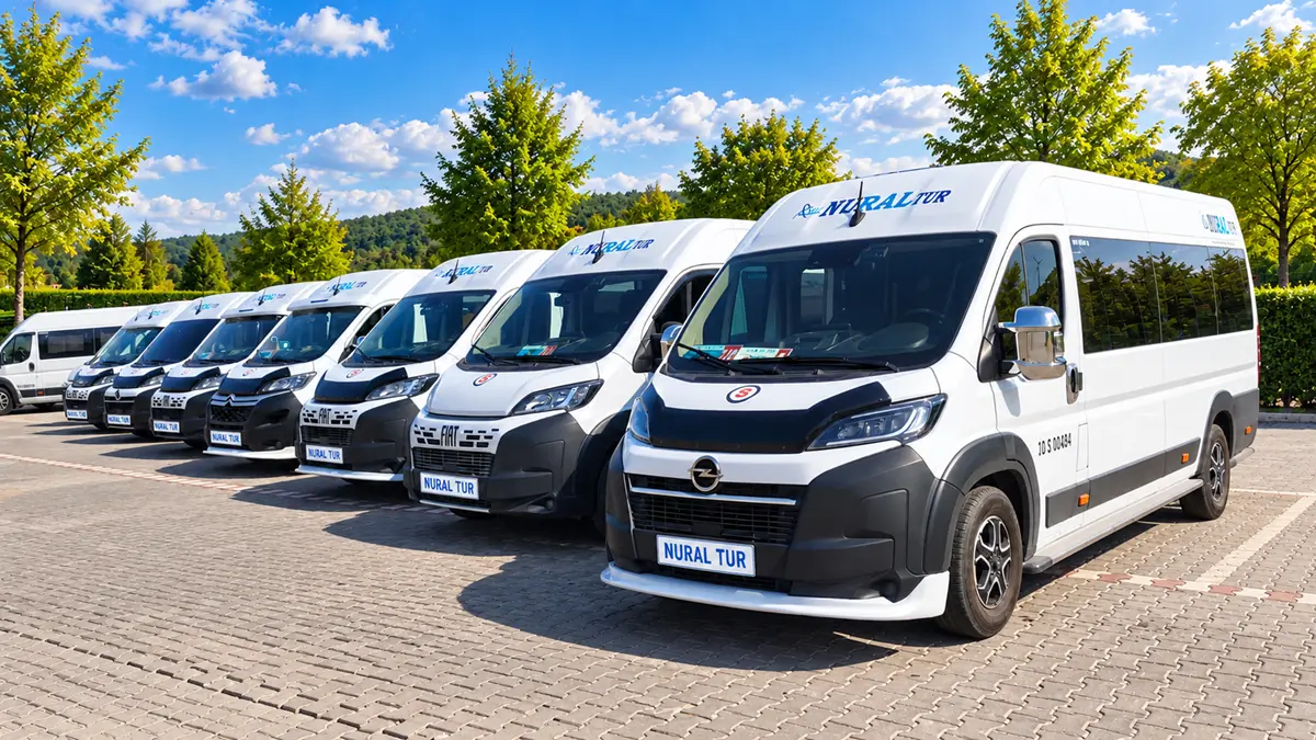 Nural Tur servis araçları filosu